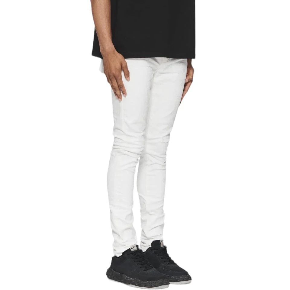 Purple Brand Jacquard Monogram Denim (White) P001-JMWH224 - Image 2