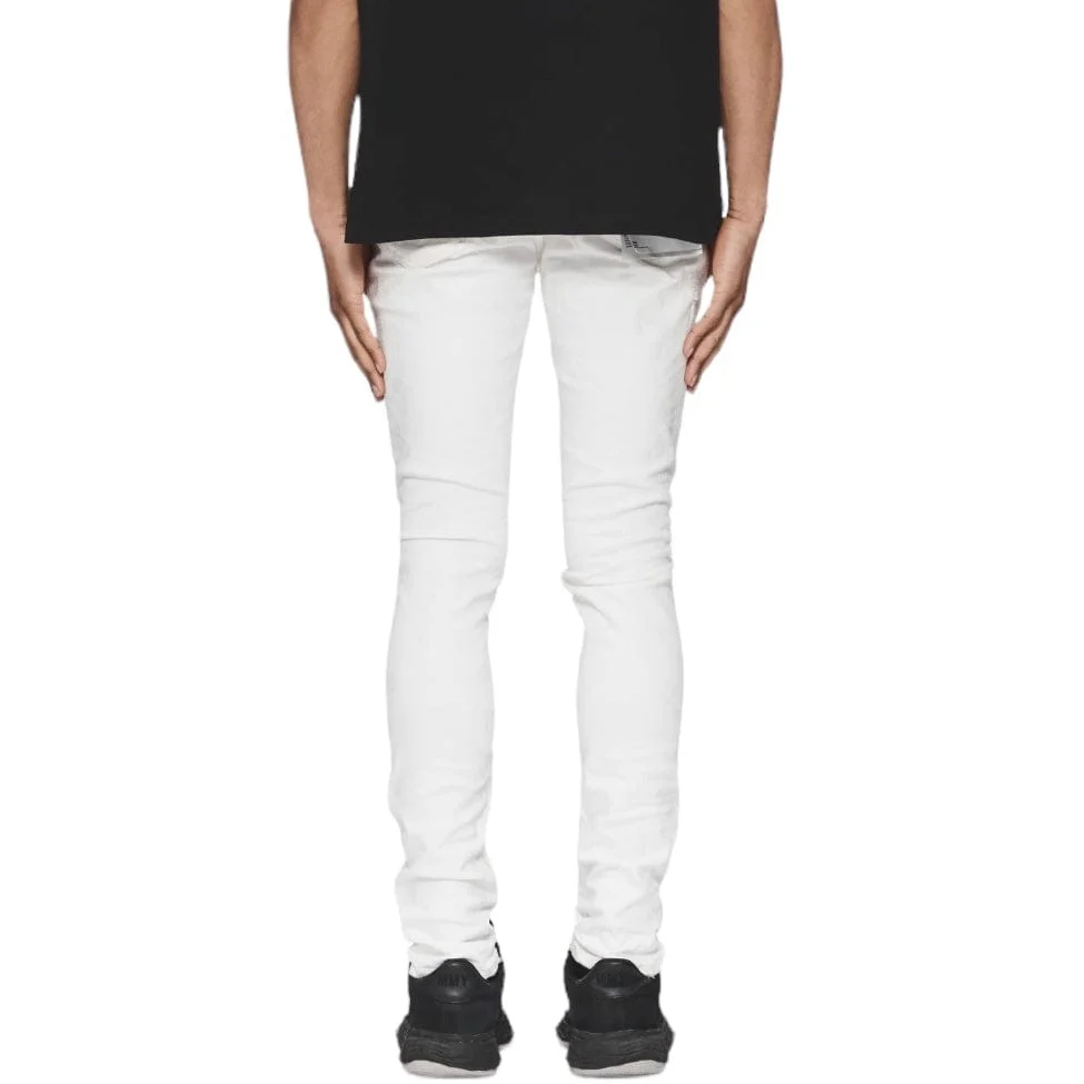 Purple Brand Jacquard Monogram Denim (White) P001-JMWH224 - Image 3