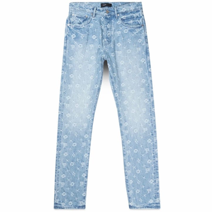 Purple Brand Monogram Denim (Light Indigo) P005-MFLI224 - Image 4