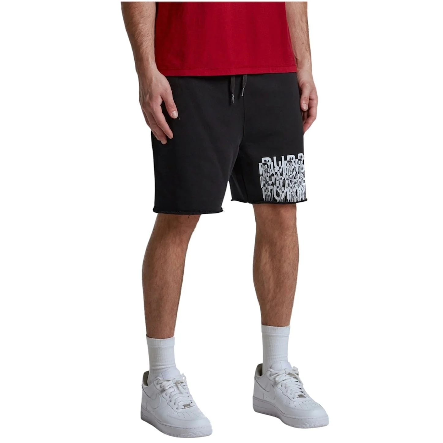 Purple Brand Mwt Fleece Shorts (Black Beauty) P446-MGBD325 - Image 2