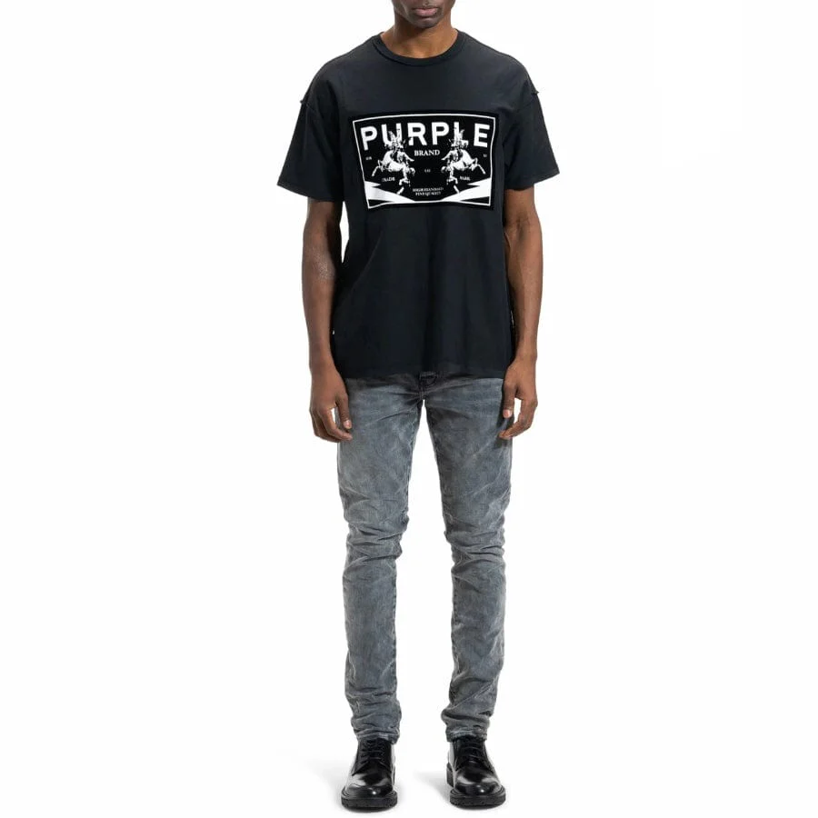 Purple Brand New Charcoal Wash Denim (Grey) P001-NCWG423 - Image 2