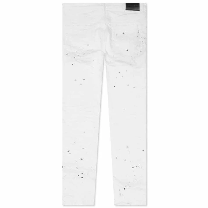Purple Brand Paint Blowout Optic White Jean (White) P001-OWPB122 - Image 2