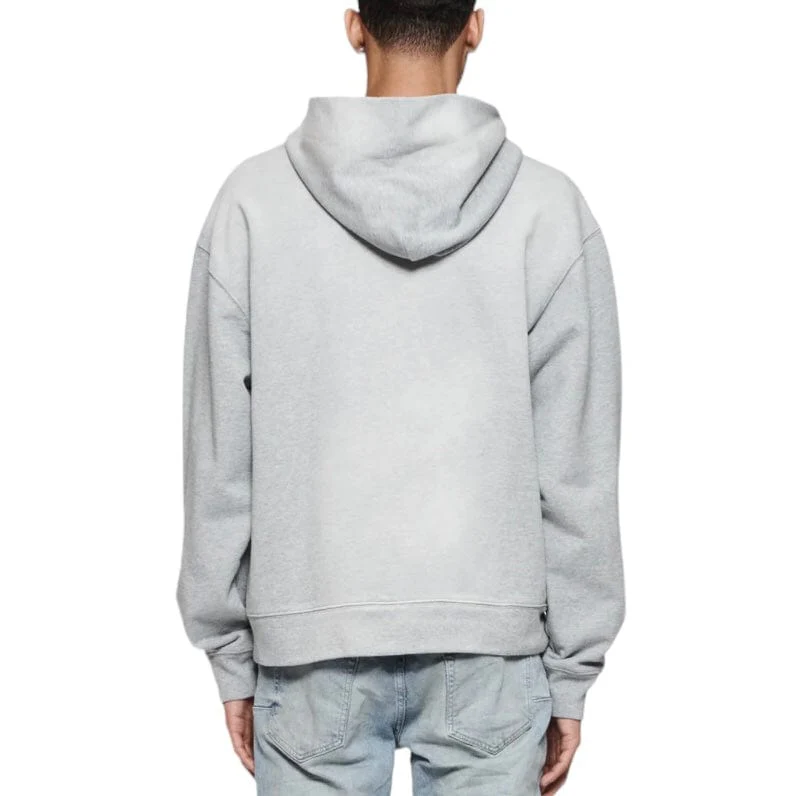 Purple Brand Painted Wordmark Hoodie (Heather Grey) P447-HHGW124 - Image 2