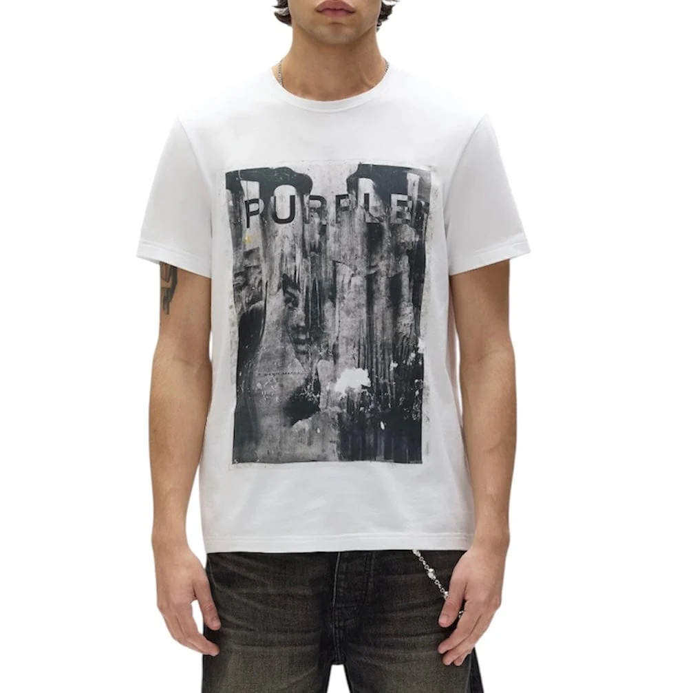 Purple Brand Parking Lot Tee (Brilliant White) P109-CWPL325