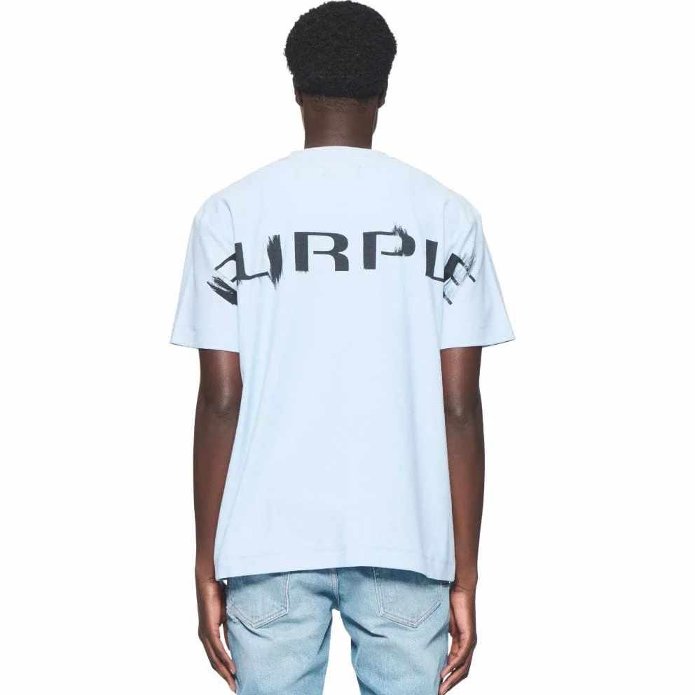 Purple Brand Scuffed Wordmark Windsurfer SS Tee (Blue) P104-JSSW424 - Image 2