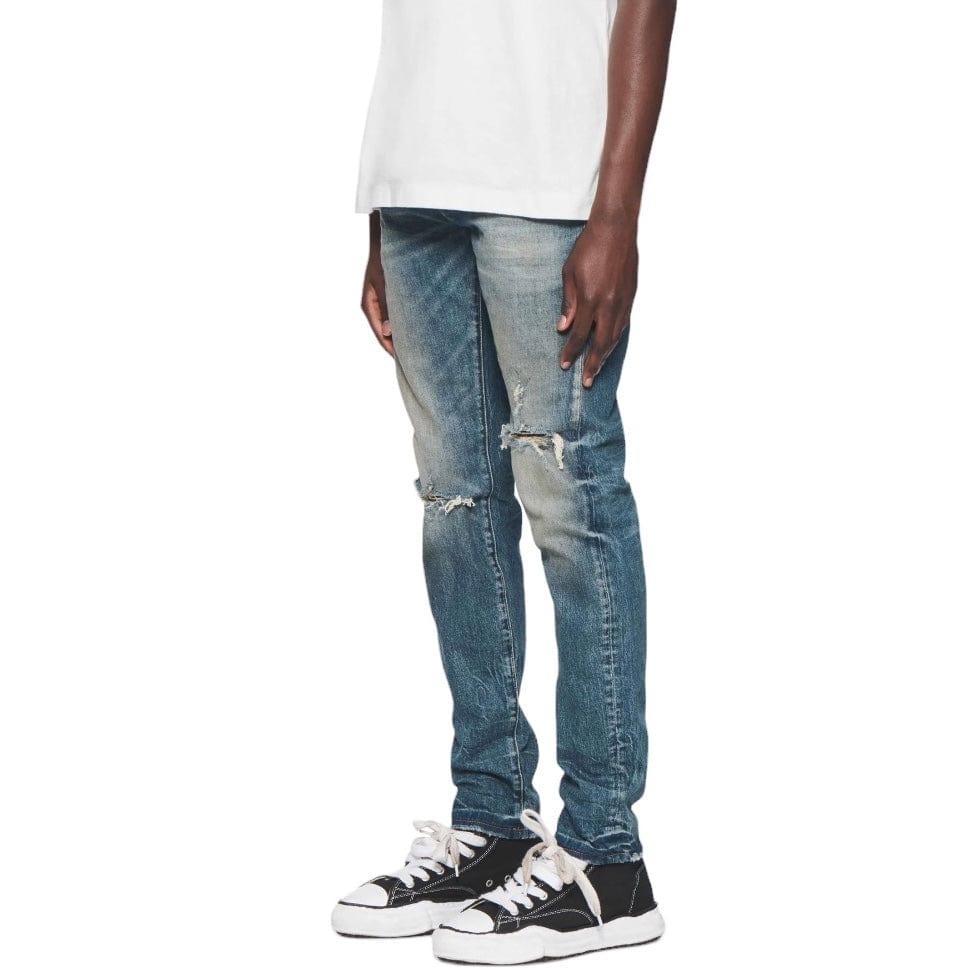 Purple Brand Skinny 9 To 5 Denim (Dark Indigo) P001-SNFD424 - Image 2