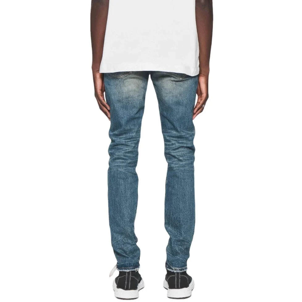 Purple Brand Skinny 9 To 5 Denim (Dark Indigo) P001-SNFD424 - Image 3