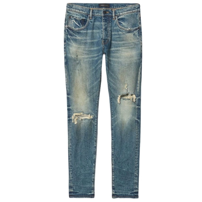 Purple Brand Skinny 9 To 5 Denim (Dark Indigo) P001-SNFD424 - Image 4