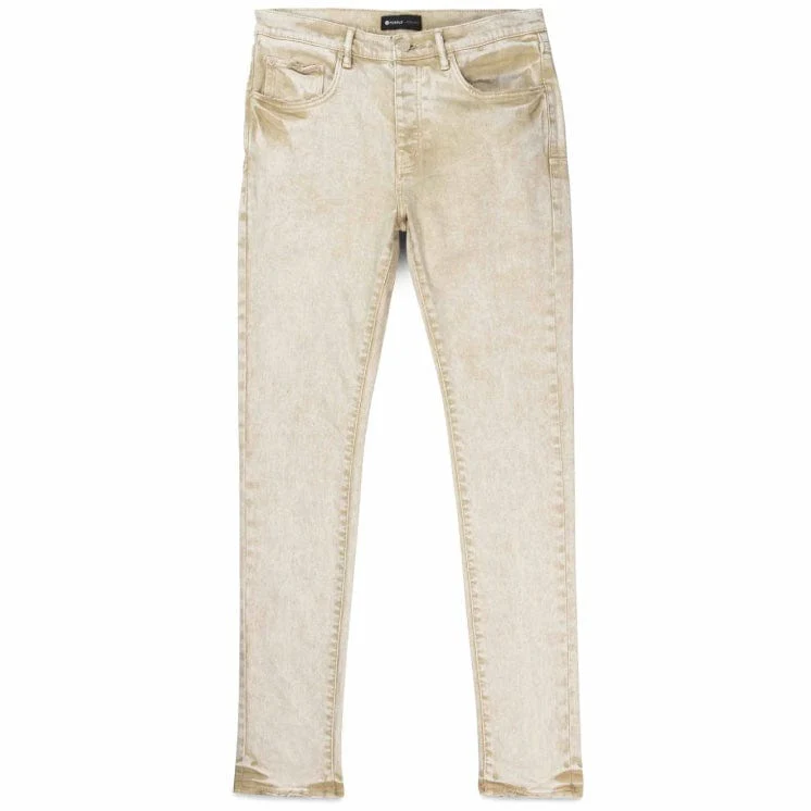 Purple Brand Skinny Brown Rice Denim (Khaki) P001-SKBR224 - Image 4