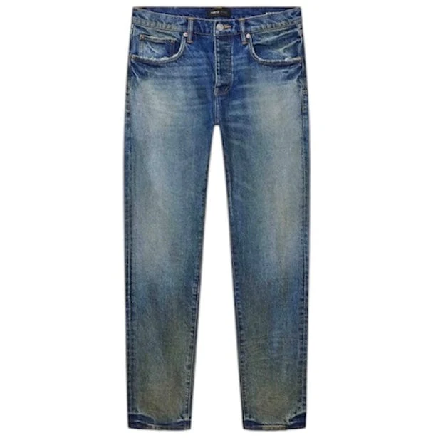 Purple Brand Skinny Cracked Bronze Denim (Dk Indigo) P001-SYCB225 - Image 5