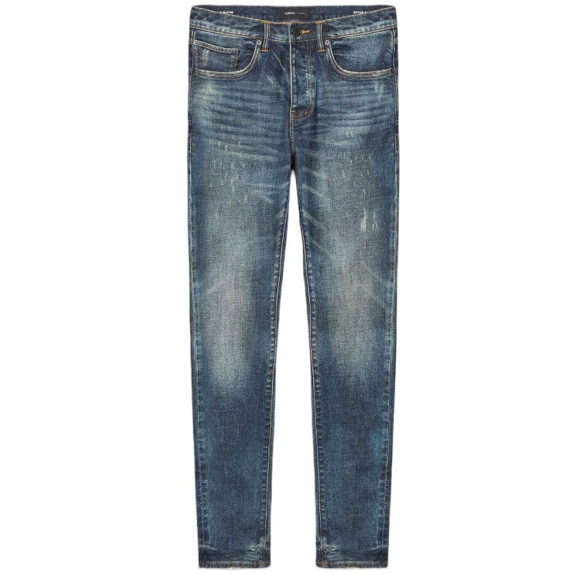 Purple Brand Skinny Perforated Denim (Dark Indigo) P001-SPFD424 - Image 4