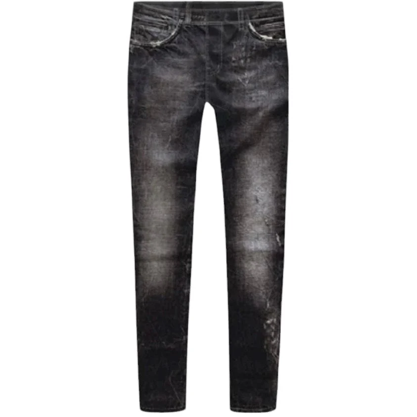 Purple Brand Skinny Shadow Seam Denim (Black) P001-STWB424 - Image 4