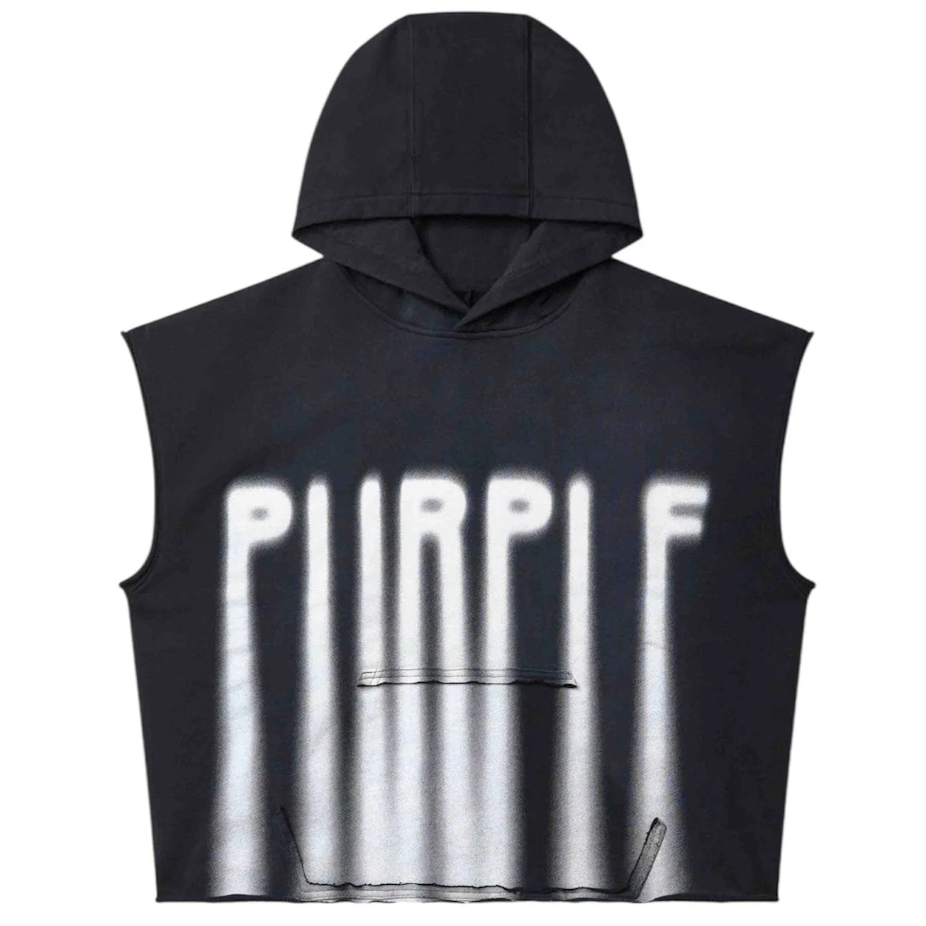 Purple Brand Sleeveless Hoodie (Black) M4153-MFBB325 - Image 5
