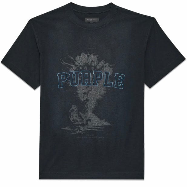 Purple Brand Textured Sky High SS Tee (Black Beauty) P104-JSBB324 - Image 3