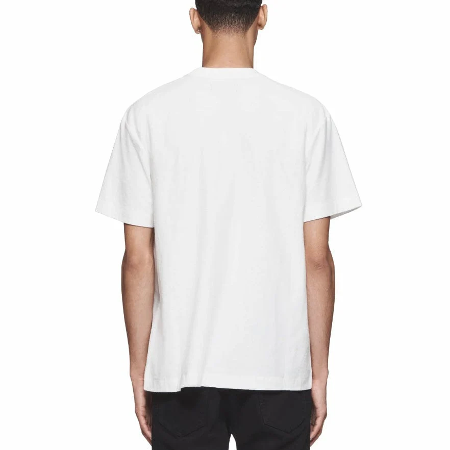 Purple Brand Textured Sky High SS Tee (Brilliant White) P104-JSBW324 - Image 2