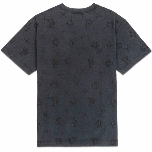 Purple Brand Textured SS Type Monogram Tee (Washed Black) P104-JMBW224 - Image 4