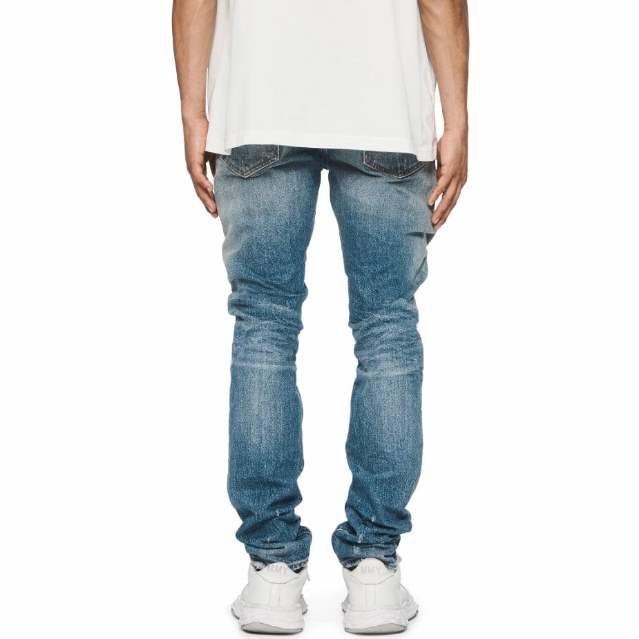Purple Brand Thrashed Denim (Mid Indigo) P001-THMI224 - Image 3