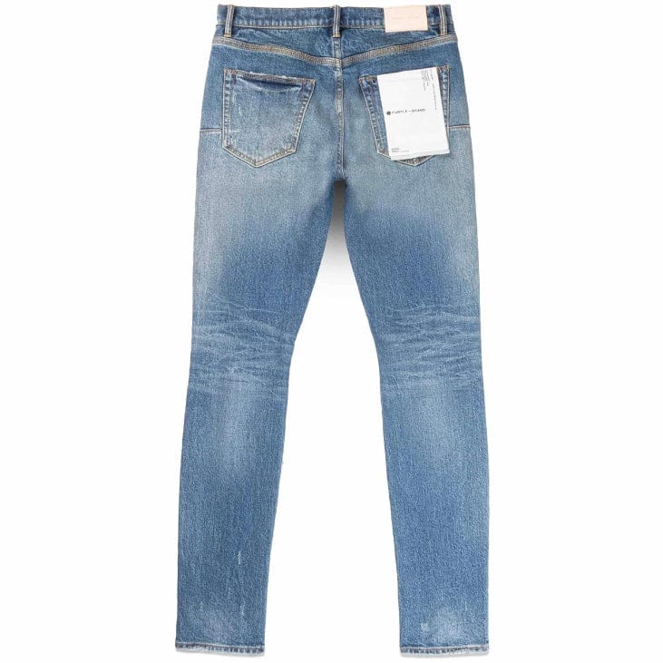 Purple Brand Thrashed Denim (Mid Indigo) P001-THMI224 - Image 5
