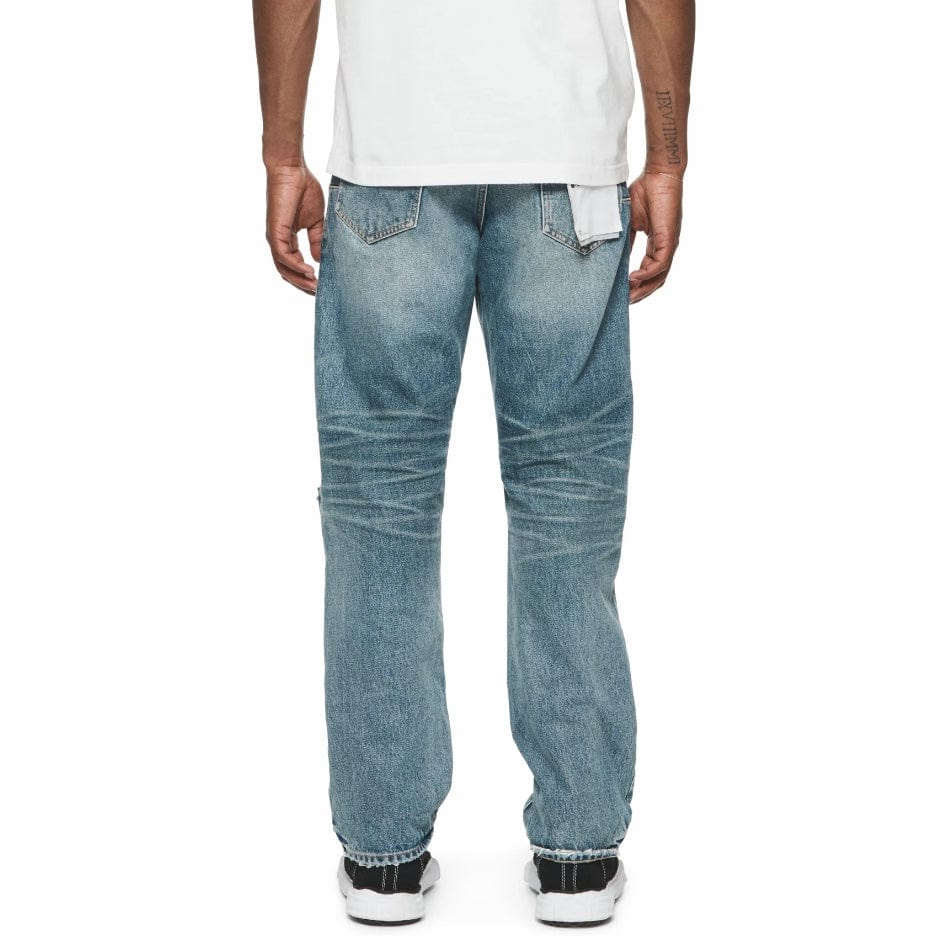 Purple Brand Vintage Knee Slit Denim (Mid Indigo) P011-VKSM124 - Image 3