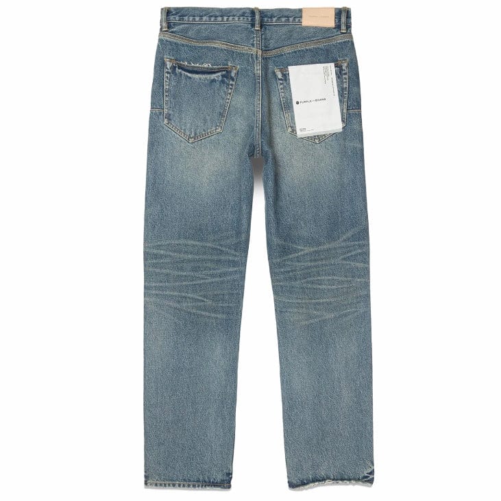 Purple Brand Vintage Knee Slit Denim (Mid Indigo) P011-VKSM124 - Image 5