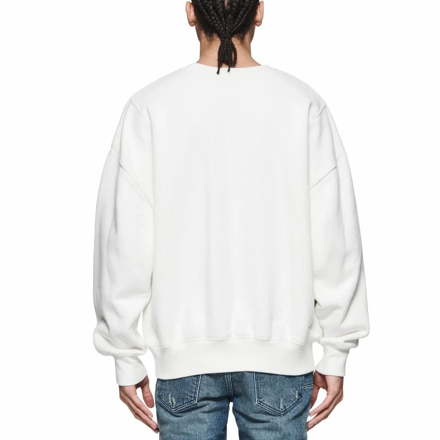 Purple Brand Wordmark Repeat Hwt Fleece Crewneck (Off White) P402-HCBR124 - Image 2