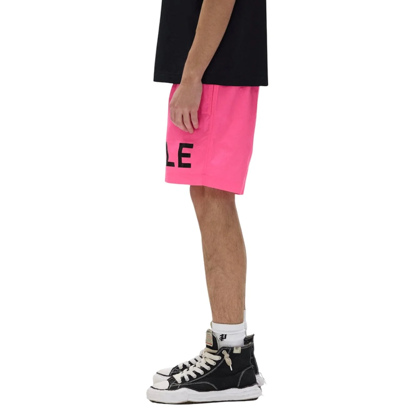 Purple Brand Wordmark Swim Shorts (Neon Pink) P504-PNPW325 - Image 3