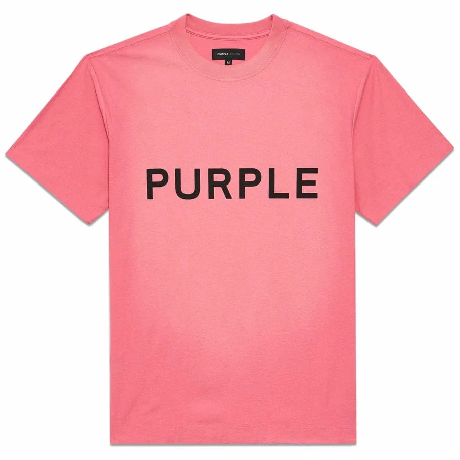 Purple Brand Wordmark Textured SS Tee (Desert Rose) P104-JDMW324 - Image 3