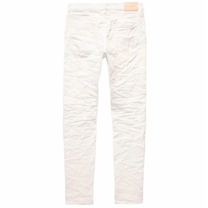 Purple Denim Optic Patch Repair Jean (White) P001-OWPR323 - Image 2