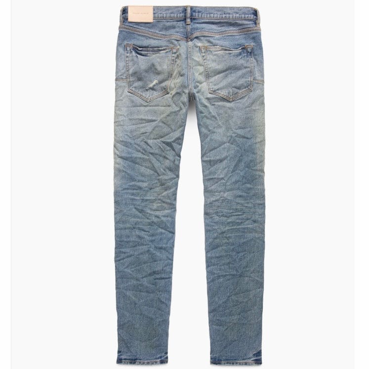 Purple Denim Vintage Back Pocket Blowout Jean (Light Indigo) P001-VBPI323 - Image 2