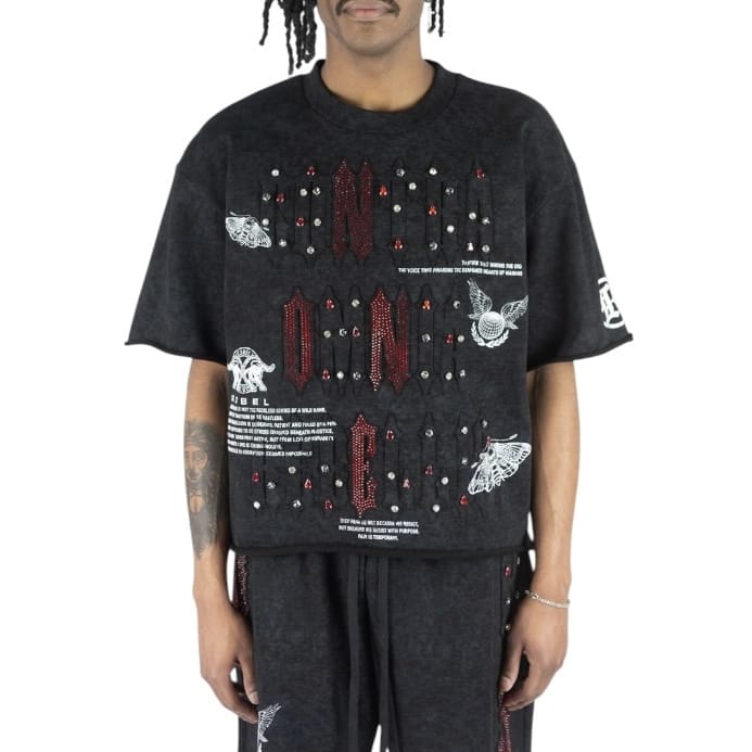 R3bel Denim Multiverse French Terry Set (Ash Black) - Image 3