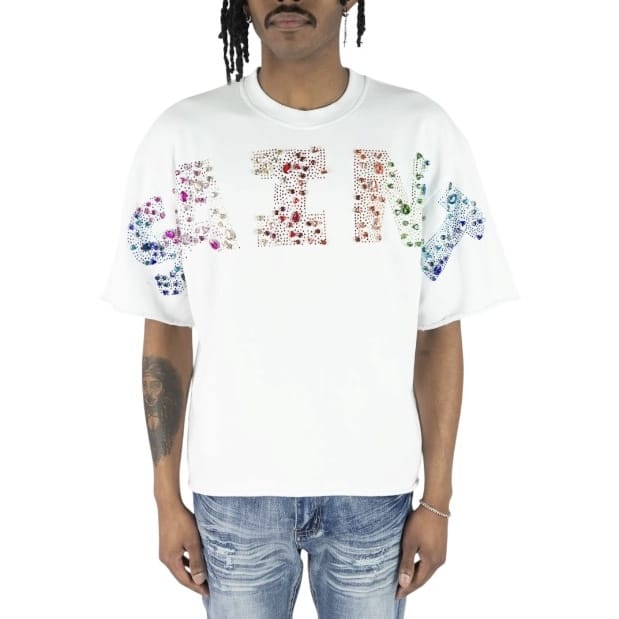 R3bel Denim Saint T-Shirt (White) 610-31211