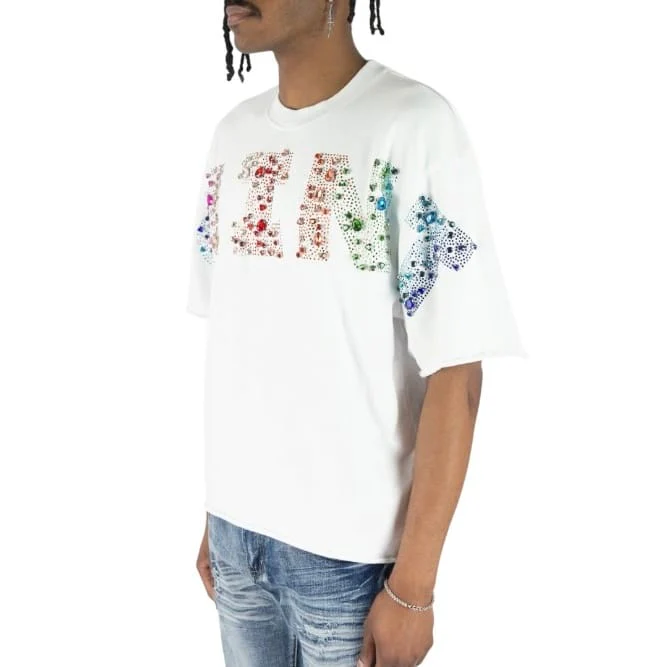 R3bel Denim Saint T-Shirt (White) 610-31211 - Image 2