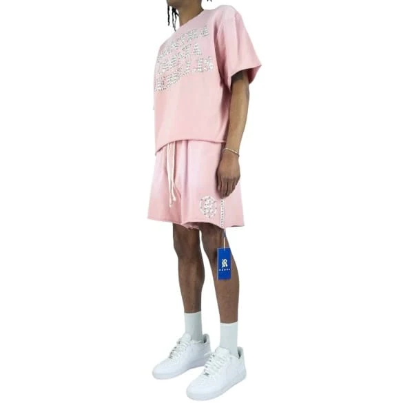 R3bel Denim Shady French Terry Set (Pink) - Image 2