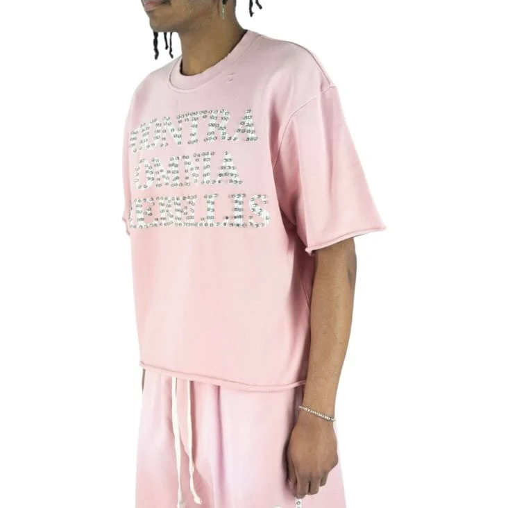R3bel Denim Shady French Terry Set (Pink) - Image 4