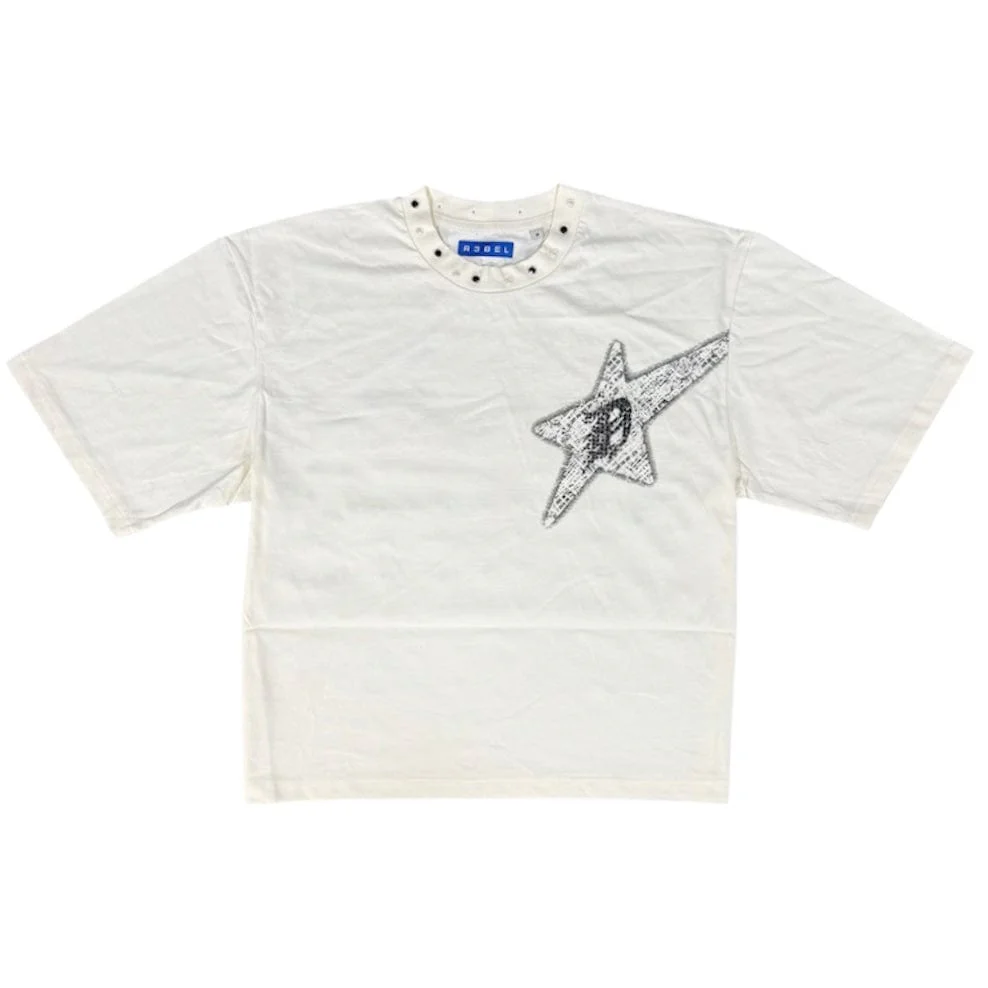 R3bel Denim Sinner Tee (Cream) 752-133-CR