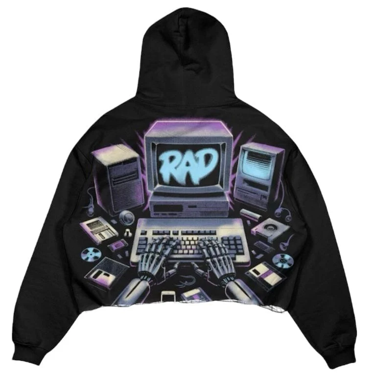 Rad Boyz Cyber Warfare Hoodie (Black) RB-KT-115 - Image 2