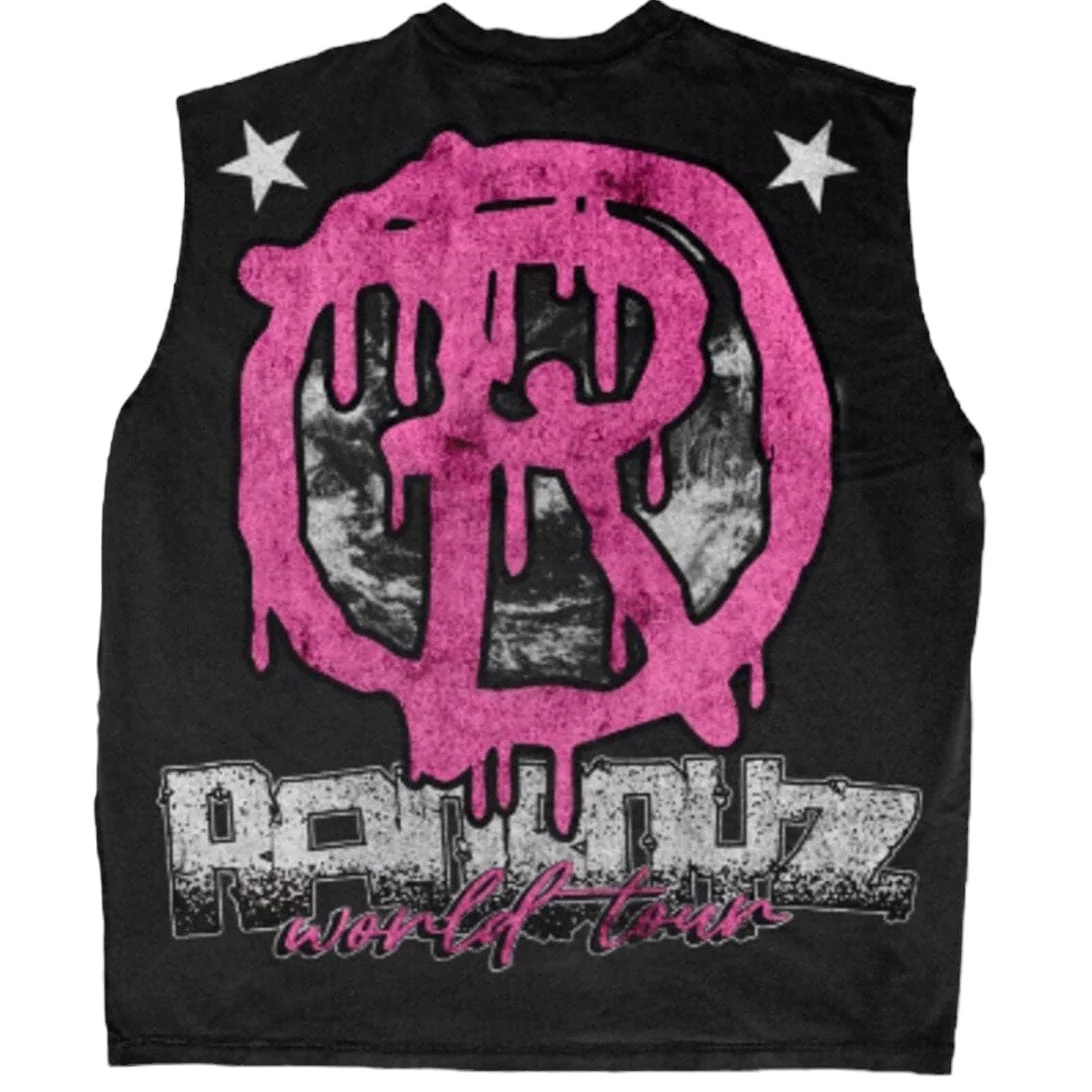 Rad Boyz World Tour Sleeveless Tee (Black) RB-KT-054 - Image 4