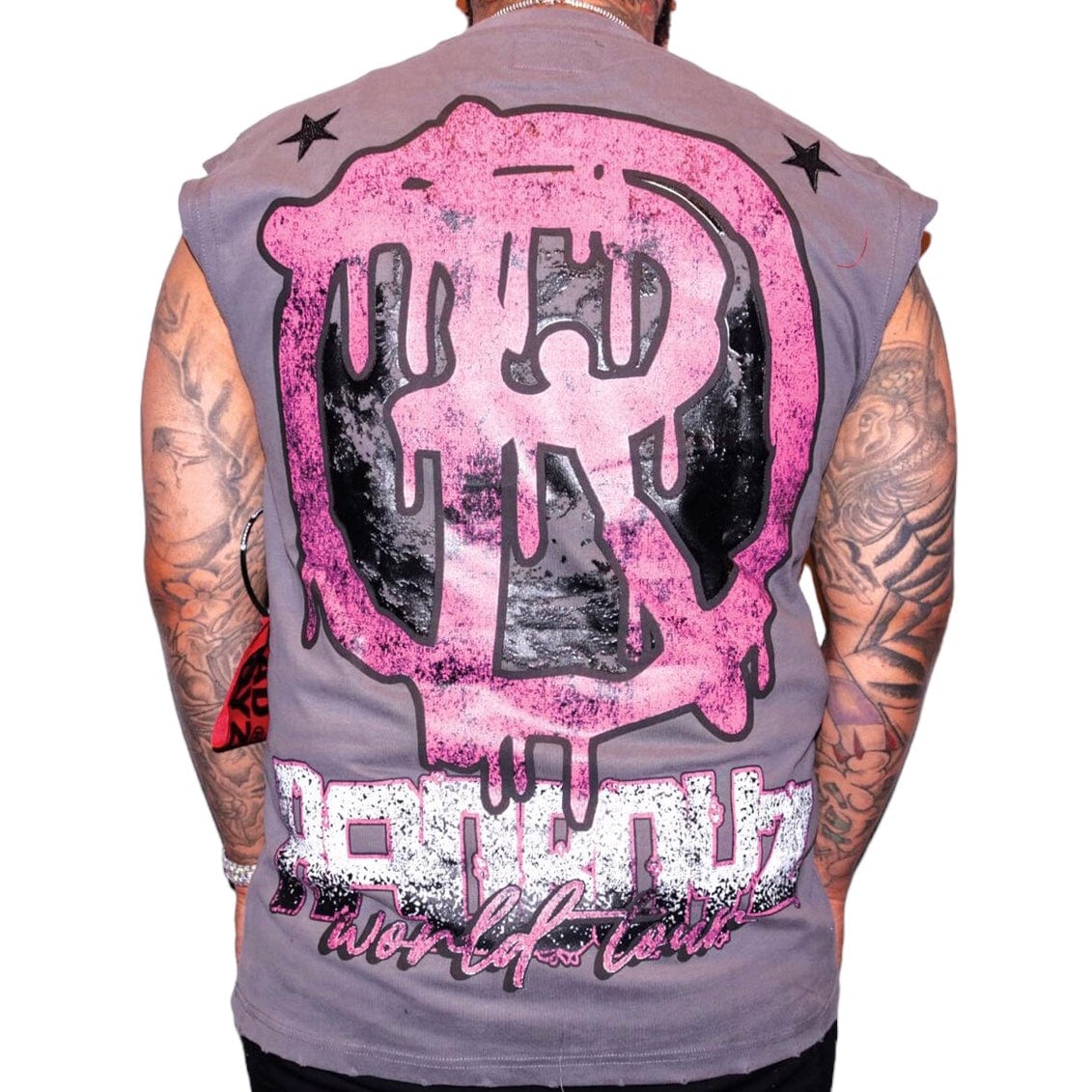 Rad Boyz World Tour Sleeveless Tee (Grey) RB-KT-054 - Image 2