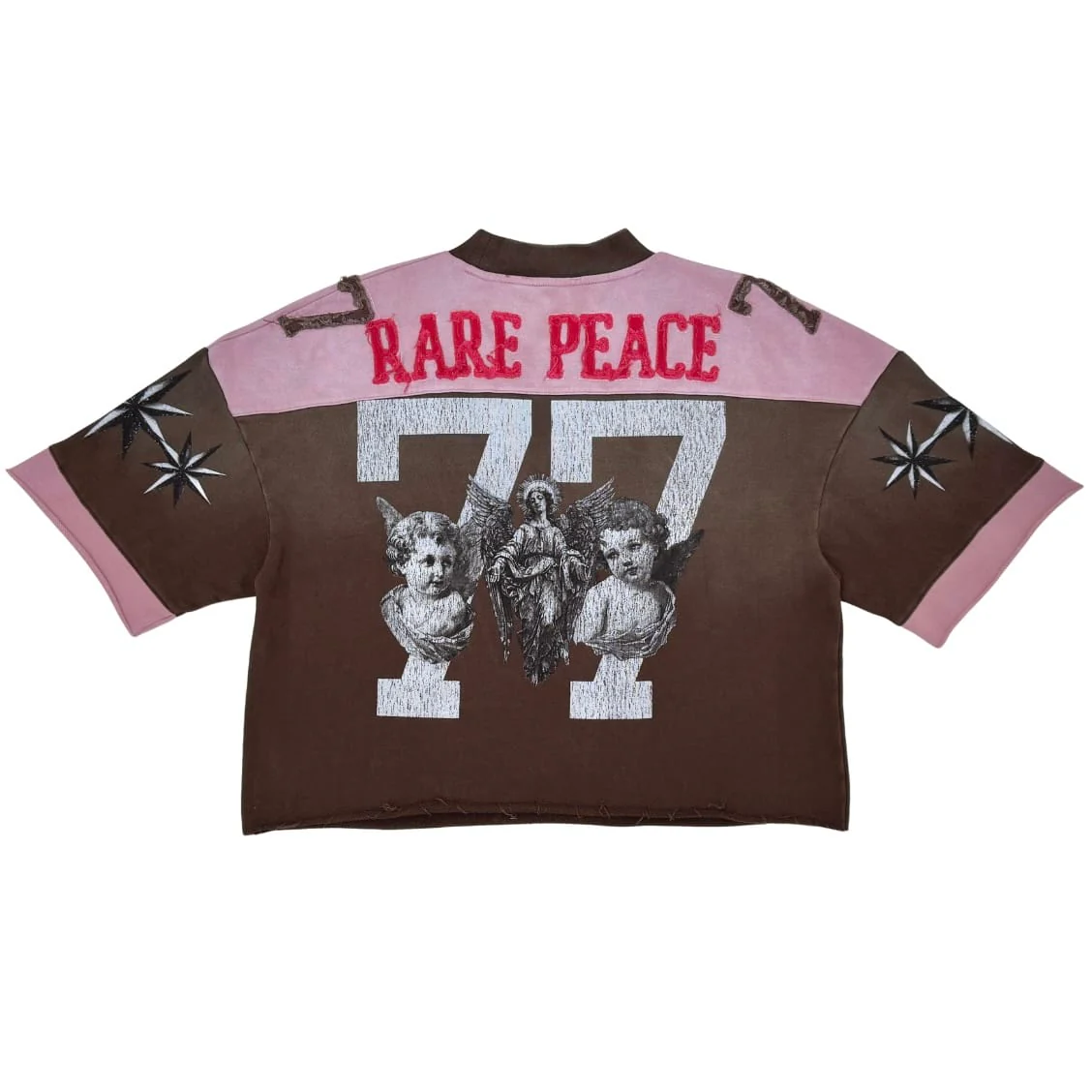 Rare Peace 77 Angel Tee (Pink/Brown) RT5067 - Image 2