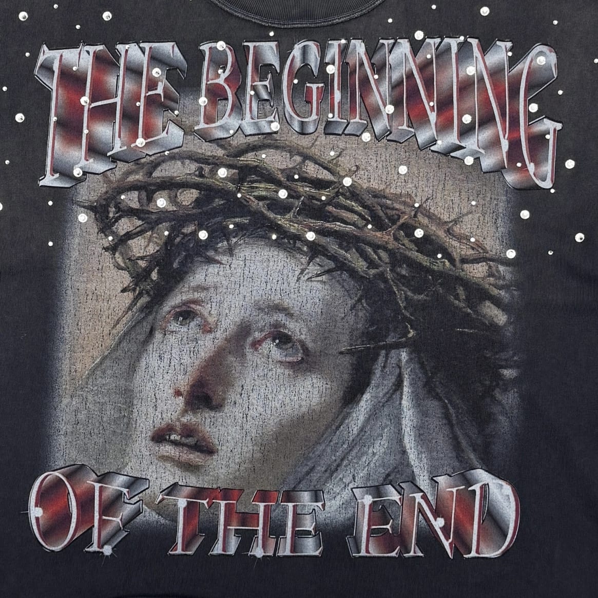 Rare Peace The Beginning Of The End Tee (Dark Grey) RT5060 - Image 3