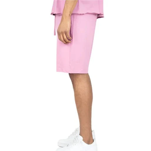 Rebel Minds Heavy Terry Shorts (Sage Pink) 351-951 - Image 3