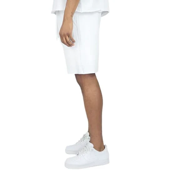 Rebel Minds Heavy Terry Shorts (White) 351-951 - Image 3
