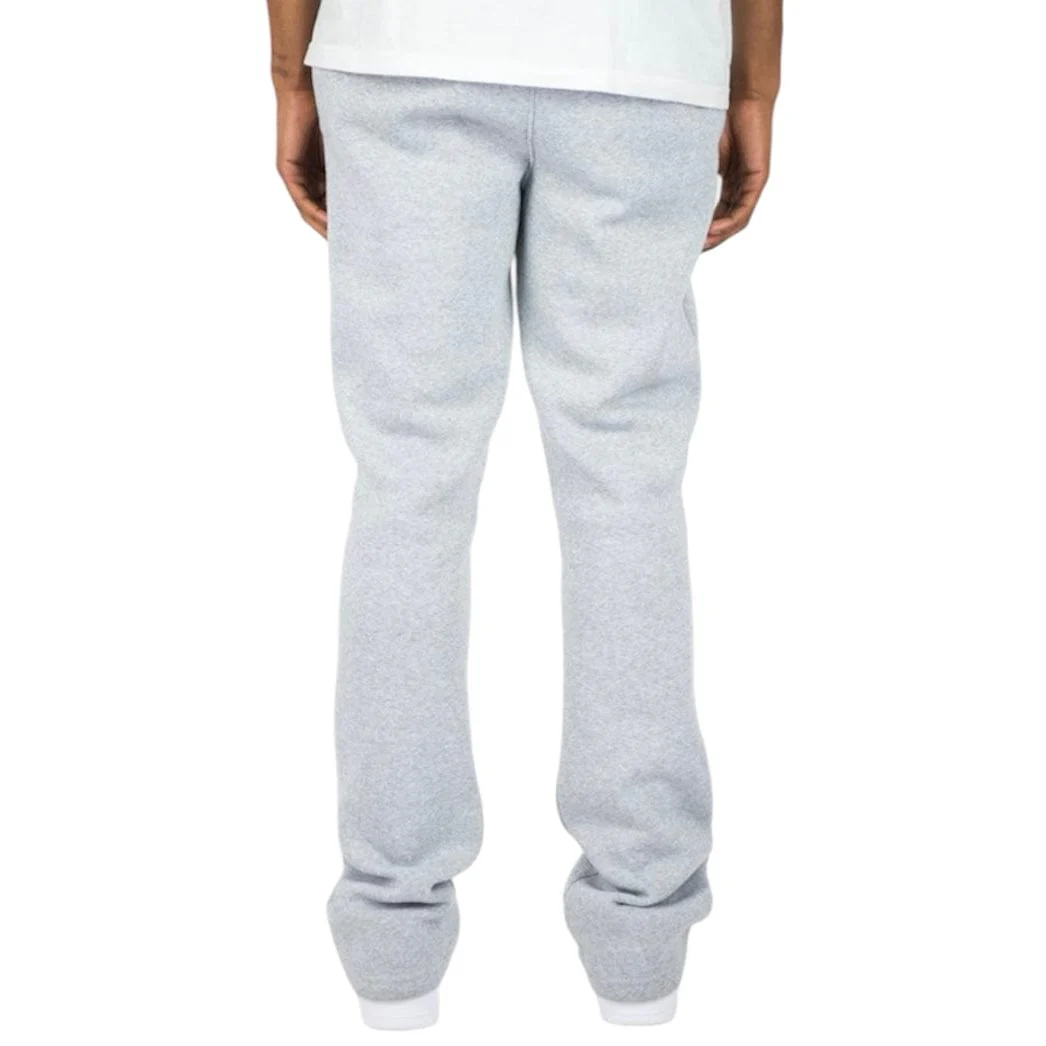 Rebel Minds Stacked Fleece Sweatpants (Heather Grey) 100-475 - Image 4