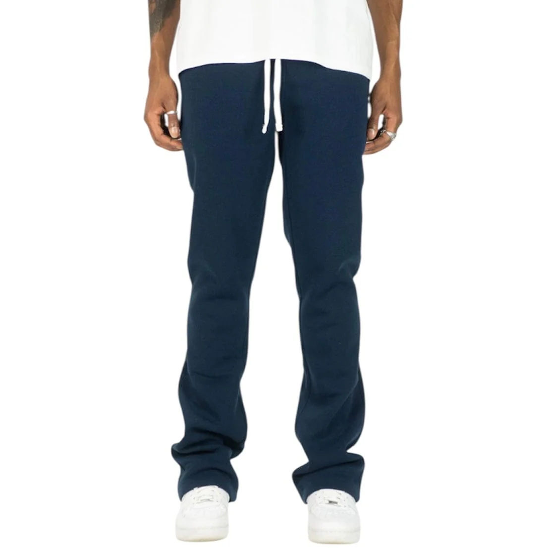 Rebel Minds Stacked Fleece Sweatpants (Navy) 100-475