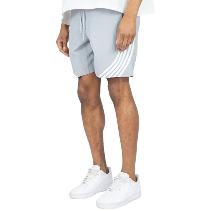 Rebel Minds Striped Nylon Shorts (Grey) A00-14905 - Image 2