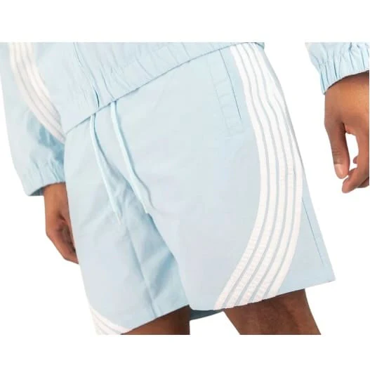 Rebel Minds Striped Nylon Shorts (Light Blue) A00-14905 - Image 2