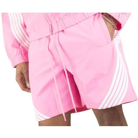 Rebel Minds Striped Nylon Shorts (Pink) A00-14905 - Image 2