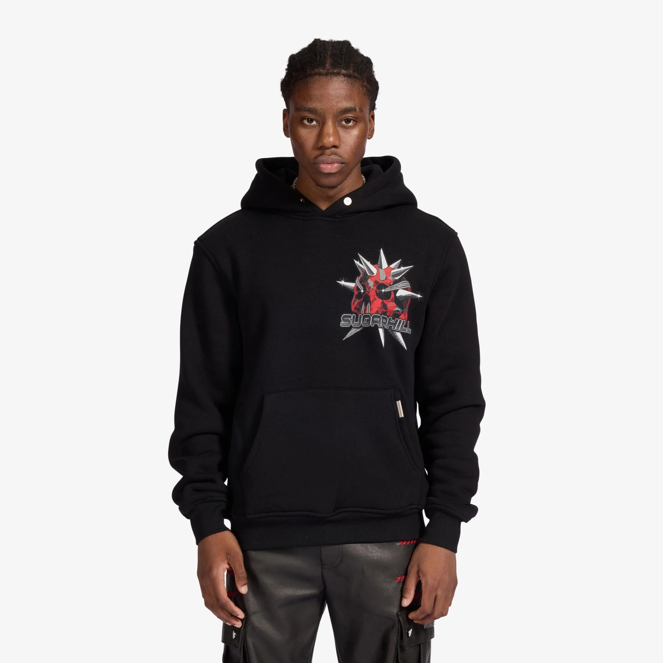 "Red Biter" Hoodie (black) - Image 2