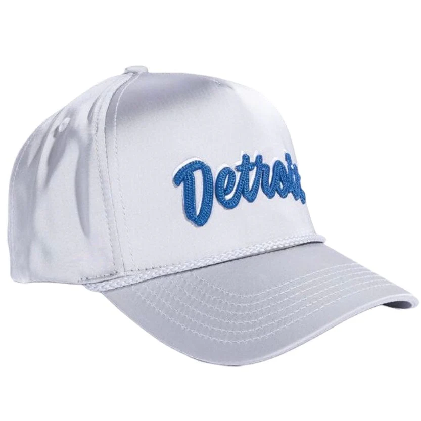 Reference Detroit Souvenir Hat (Satin SIlver) REF627 - Image 2