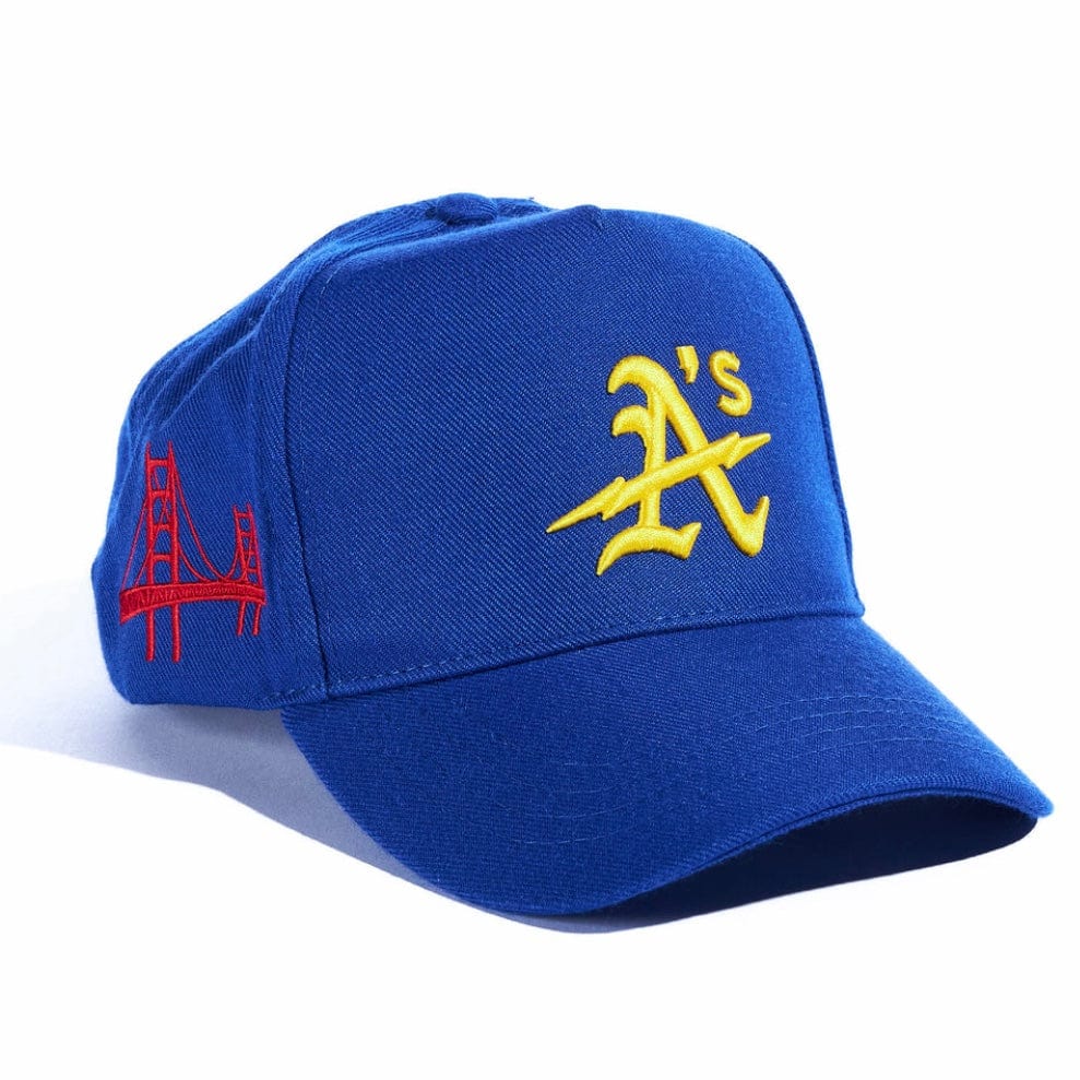 Reference Oakland Hat (Royal/Yellow) - Image 3